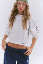 Load image into Gallery viewer, Free People Chalet All Day Velour Layer/White Combo