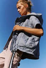 Load image into Gallery viewer, Free People Happy Trails Poncho/Blue Grey