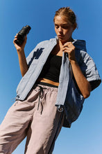 Load image into Gallery viewer, Free People Happy Trails Poncho/Blue Grey