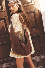 Load image into Gallery viewer, Free People Roma Suede Tote Bag/Rust