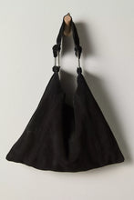 Load image into Gallery viewer, Free People Bobbi Slouch Suede Tote/Black