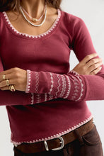 Load image into Gallery viewer, Free People We The Free Aspen Thermal /Cabernet Combo