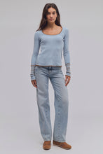 Load image into Gallery viewer, Free People We The Free Aspen Thermal /Sky Combo