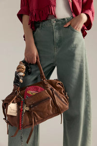 Free People We The Free Baby Emerson Tote Bag/Saddle