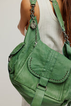 Load image into Gallery viewer, Free People We The Free Leigh Distressed Tote/ Secret Sage