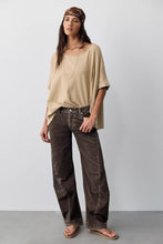 Load image into Gallery viewer, Free People We The Free Fable Washed Cord Twisted Jeans /Mulch