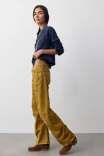Load image into Gallery viewer, Free People We The Free Fable Washed Cord Twisted Jeans/Bronze Mist