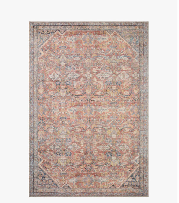 Loloi Rugs Adrian Collections/Rust Denim