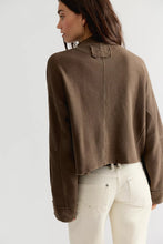 Load image into Gallery viewer, Free People We The Free Celeste Quarter Zip/Teak