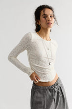 Load image into Gallery viewer, Free People Anora Long Sleeve Top/Sugar Swizzle