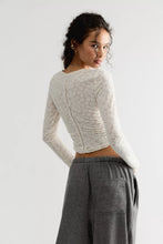 Load image into Gallery viewer, Free People Anora Long Sleeve Top/Sugar Swizzle