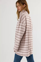 Load image into Gallery viewer, Free People Nevada Striped Long-Sleeve Tee/Mocha Combo