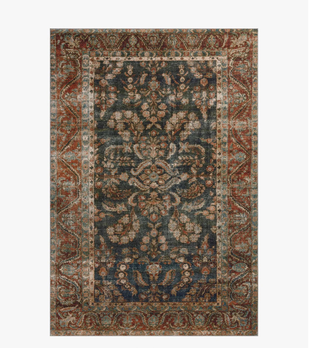 Chris Loves Julia x Loloi Rugs Jules Collection/ Ocean Spice