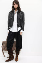 Load image into Gallery viewer, Free People We The Free Morant Bay Vegan Leather Jacket/Black