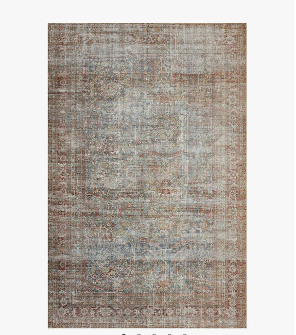 Chris Loves Julian X Loloi Rugs Jules Collection/Lagoon, Brick