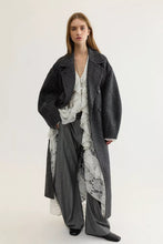 Load image into Gallery viewer, Free People Libra Wool-Blend Coat/Grey Combo