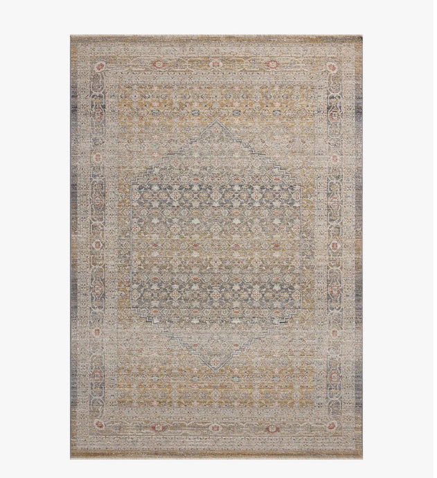 Chris loves Julia X Loloi Fugs Ida Collection/Stone Gold