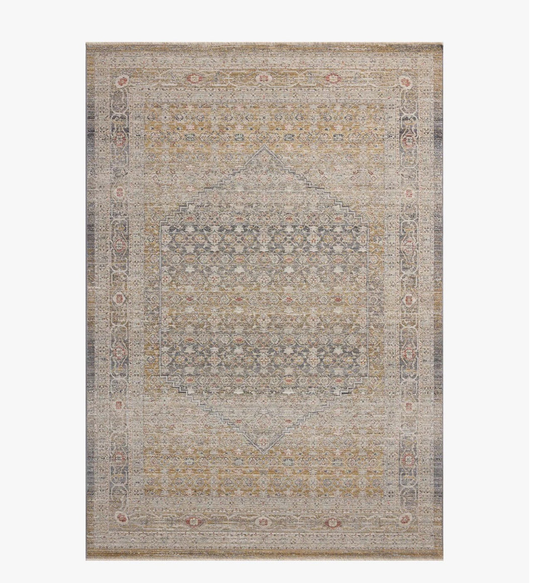 Chris loves Julia X Loloi Fugs Ida Collection/Stone Gold