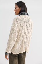Load image into Gallery viewer, Free People Opal Rollneck Knit Cardi/Tea