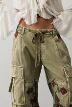 Load image into Gallery viewer, Free People We The Free Fun To Be Fairisle Reef Cargo Pants/Gothic Olive
