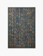 Load image into Gallery viewer, Rifle Paper x Loloi Edinburgh Campbell Power Loomed Rug/Navy
