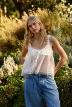 Load image into Gallery viewer, Free People Stevie Lace Tank/Ivory