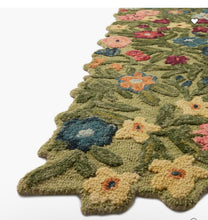 Load image into Gallery viewer, Rifle Paper X Loloi Edith Wool Hooked Rug/Green