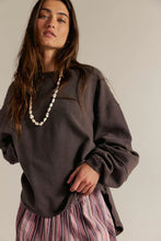 Load image into Gallery viewer, Free People We The Free Total Eclipse Tee/Shaved Chocolate