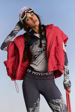 Load image into Gallery viewer, Free People Happy Trails Poncho/Candy Apple
