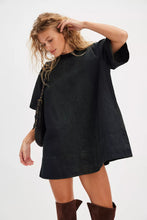 Load image into Gallery viewer, Free People Harlow Mini Dress/Anthracite