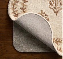 Load image into Gallery viewer, Rifle Paper x Loloi Lisette Wool Hooked Rug/IVORY &amp; NATURAL