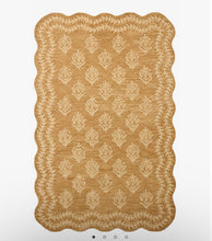 Load image into Gallery viewer, Rifle Paper x Loloi Lisette Wool Hooked Rug/Wheat Ivory