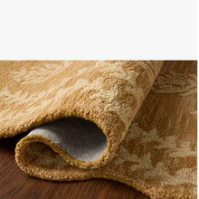 Load image into Gallery viewer, Rifle Paper x Loloi Lisette Wool Hooked Rug/Wheat Ivory