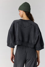 Load image into Gallery viewer, Free People Intercept Short Sleeve Pullover/Black