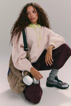 Load image into Gallery viewer, Free People Final Call Colorblock Hoodie/Cream Combo