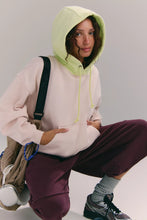 Load image into Gallery viewer, Free People Final Call Colorblock Hoodie/Cream Combo