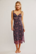 Load image into Gallery viewer, Free People Party Crasher Midi Slip/ Deep Charcoal