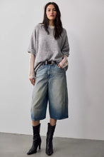 Load image into Gallery viewer, Free People Margot SoftSpun Sweater Tee /Heather Grey