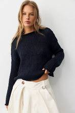 Load image into Gallery viewer, Free People Opal Rollneck Knit Sweater/Black