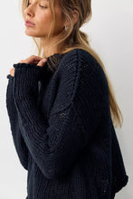 Load image into Gallery viewer, Free People Opal Rollneck Knit Sweater/Black