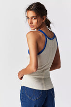 Load image into Gallery viewer, Free People We The Free Only 1 Solid Ringer Tank/Ivory Combo