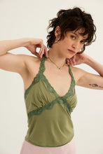 Load image into Gallery viewer, Free People Brooke Halter/Oil Green