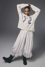Load image into Gallery viewer, Free People Forever Young Bloomer Pants/White Alyssum