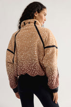 Load image into Gallery viewer, Free People Mountain High Printed Half-Zip Fleece/ Fawn Combo