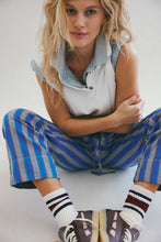 Load image into Gallery viewer, Free People Marielle Pull-On Pants/Blue Combo - Carnival