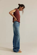 Load image into Gallery viewer, Free People We The Free Tinsley Baggy High-Rise Jeans/Hazey Blue