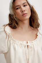 Load image into Gallery viewer, Free People We The Free Daisy Denim Babydoll Romper/Vanilla/