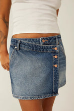 Load image into Gallery viewer, Free People We The Free Wynne Denim Skirt/Cornflower