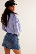 Load image into Gallery viewer, Free People We The Free Wynne Denim Skirt/Cornflower