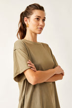 Load image into Gallery viewer, Free People We The Free Nina Tee/ Olive